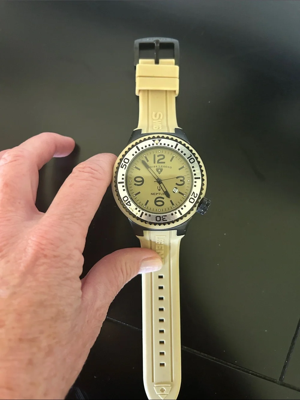 Swiss Legend Men's Watch - Tan and Black Dial
